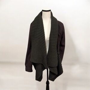 Lucky Brand | Dark Brown Knit Cardigan Jacket